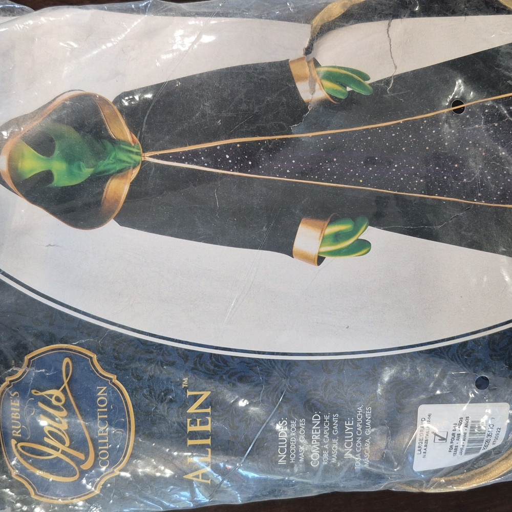 Kids Alien Costume Size 8-10 Years